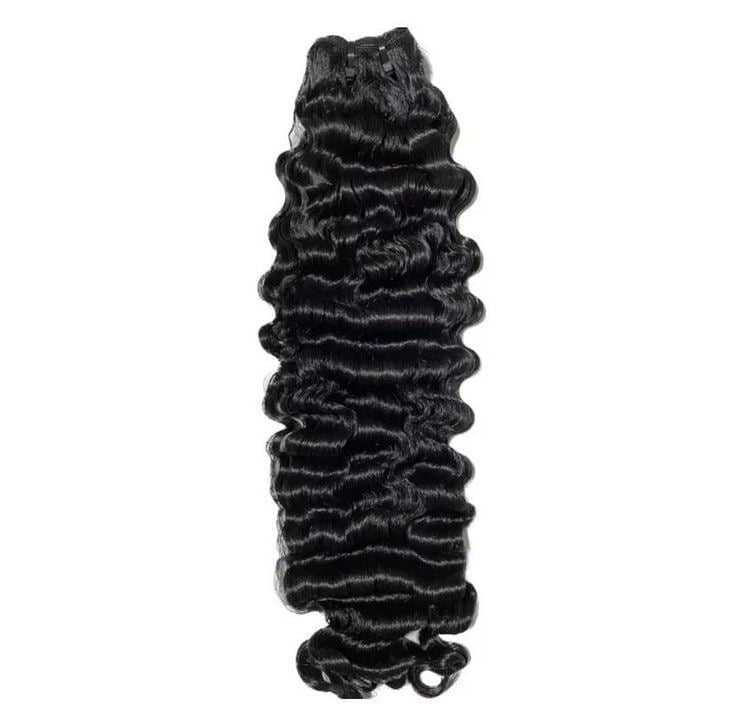 Raw Hair Bundle - Double Drawn - Burmese Curly (Natural Color)