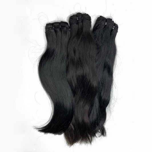 Raw Hair Bundle Deal - 3 Bundles (Straight, Natural Wavy, Burmese Curly)